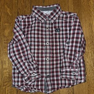 Calvin Klein Plaid Button-Up Shirt
